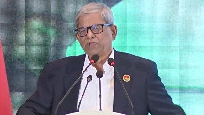 সংবাদ সম্মেলনে মির্জা ফখরুল