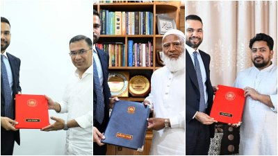 তারেক-শফিকুর-নাহিদকে প্রধান উপদেষ্টার শুভেচ্ছা বার্তা