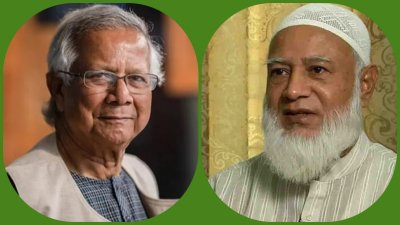 ড. মুহাম্মদ ইউনূস ও ডা. শফিকুর রহমান (কোলাজ)