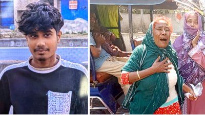 নিহত ফাহিম হোসেন ও তার সব্জনদের আহাজারি