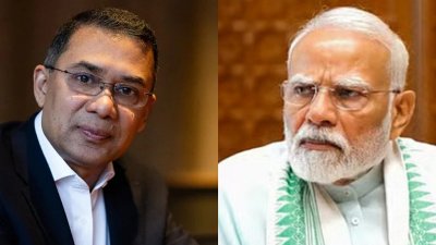 তারেক রহমান ও নরেন্দ্র মোদি