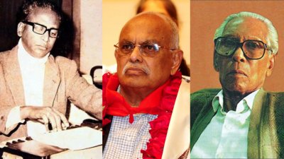 আলতাফ মাহমুদ, আব্দুল গাফফার চৌধুরী ও আব্দুল লতিফ