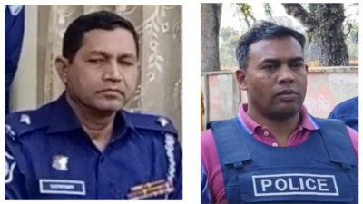 কালীগঞ্জ থানার ওসি তদন্ত ও এসআই