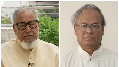নজরুল ইসলাম খান ও রুহুল কবির রিজভী। ছবি: সংগৃহীত
