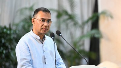 কূটনীতিকদের সম্মানে আয়োজিত ইফতারে বক্তব্য রাখছেন প্রধানমন্ত্রী তারেক রহমান