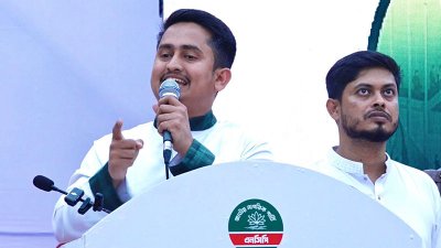 রাজশাহীতে এনসিপির বিভাগীয় ইফতার মাহফিলে বক্তব্য দেন সারজিস আলম