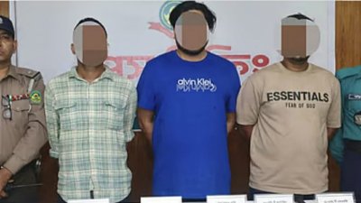 থানা থেকে লুট হওয়া আগ্নেয়াস্ত্রসহ সন্ত্রাসী সাজ্জাদের তিন সহযোগী গ্রেফতার