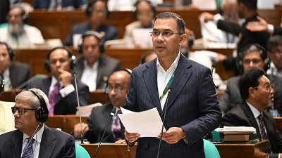 ত্রয়োদশ জাতীয় সংসদের প্রথম অধিবেশনে স্বাগত বক্তব্য দেন প্রধানমন্ত্রী তারেক রহমান