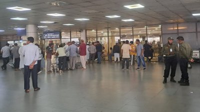 হযরত শাহজালাল আন্তর্জাতিক বিমানবন্দর অনেকটাই ফাঁকা