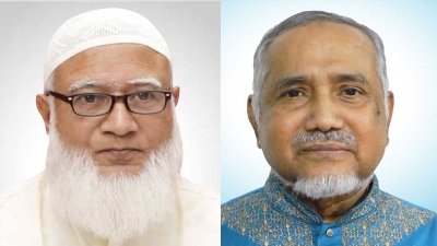 ডা. শফিকুর রহমান ও সৈয়দ আব্দুল্লাহ মোহাম্মদ তাহের। ছবি: সংগৃহীত