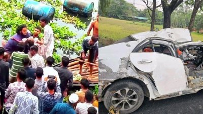 ঈদের দিনে সড়কে ও ভাসমান সেতু উল্টে দুর্ঘটনায় ছয় জেলায় ১১ জন নিহত ও ২৫ জন আহত