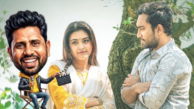 মুহাম্মদ মোস্তফা কামাল রাজের ক্যারিকেচার এবং ‘ফ্যামিলি ম্যান’-এ তানজিম সাইয়ারা তটিনী ও ফারহান আহমেদ জোভান অভিনীত দৃশ্যের কোলাজ (ছবি: সিনেমাওয়ালা)