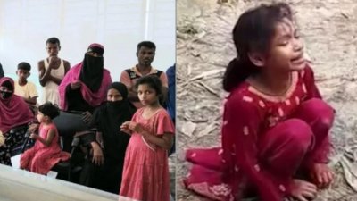 কুমিল্লার লালমাই উপজেলায় সৎমায়ের নির্যাতনে অতিষ্ঠ হয়ে মায়ের কবরের পাশে বসে কান্না করছিল এক শিশু