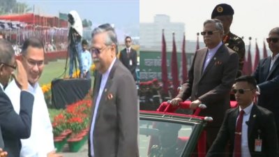 জাতীয় প্যারেড স্কয়ারে স্বাধীনতা দিবসের কুচকাওয়াজ