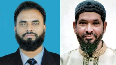 সাংবাদিক মাইদুল ইসলাম ও অভিযুক্ত শাহিন শিকদার