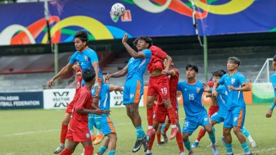 বাংলাদেশ-ভারত ম্যাচের একটি মুহূর্ত