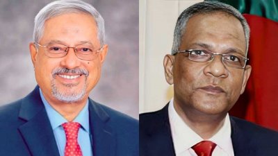 মাসুদ উদ্দিন চৌধুরী ও মামুন খালেদ, ছবি: সংগৃহীত