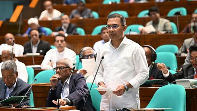 সংসদে কথা বলছেন প্রধানমন্ত্রী তারেক রহমান