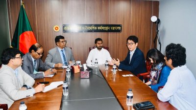 জাপান ফাউন্ডেশনের প্রতিনিধিদের সঙ্গে প্রবাসী কল্যাণ ও বৈদেশিক কর্মসংস্থান প্রতিমন্ত্রীর বৈঠক