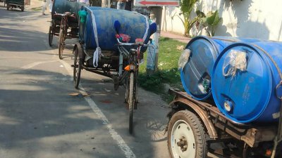 ড্রামে তেল বহন