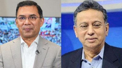 প্রধানমন্ত্রী তারেক রহমান ও অর্থমন্ত্রী আমির খসরু মাহমুদ চৌধুরী