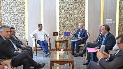 প্রধানমন্ত্রী তারেক রহমানের সঙ্গে সৌজন্য সাক্ষাৎ করেছেন ইউরোপীয় ইউনিয়নের একটি প্রতিনিধি দল