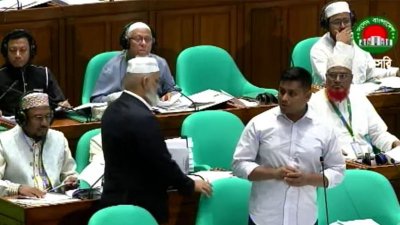 সংসদে হাসনাত আব্দুল্লাহ (ফাইল ছবি)