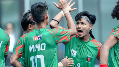 বাংলাদেশের উল্লাস।