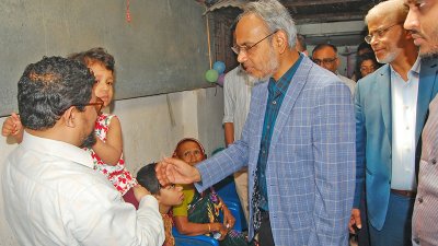 শান্তিনগরের ১৩ নম্বর ওয়ার্ডে রুরাল সোসাইটি ডেভেলপমেন্ট প্রোগ্রামে হামের টিকাদান কর্মসূচির উদ্বোধনী অনুষ্ঠানেবিএনপির স্বাস্থ্য বিষয়ক সম্পাদক মো. রফিকুল ইসলাম