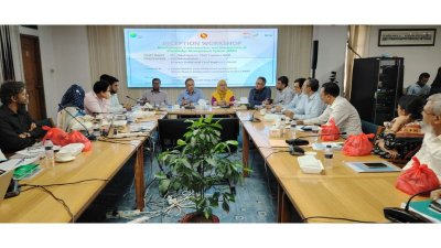 এলজিইডি সদর দফতরের সেমিনার কক্ষে ক্লাইমেট রেজিলিয়েন্ট ইনফ্রাস্ট্রাকচার মেইনস্ট্রিমিং প্রজেক্টের (ক্রিম্প) আওতাধীন ক্রিলিক আয়োজিত কেএমএস উন্নয়ন ও রক্ষণাবেক্ষণ বিষয়ক ইনসেপশন কর্মশালা