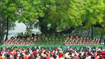ছায়ানটের বর্ষবরণ। ফাইল ছবি