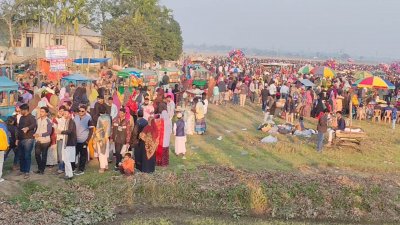 শেরপুর পৌরসভার নবীনগর এলাকায় প্রতি বছরই অনুষ্ঠিত হয় গ্রাম বাংলার ঐতিহ্যবাহী পৌষ মেলা
