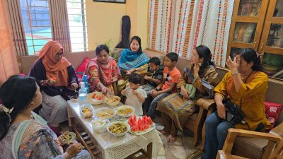 পাজন দিয়েই দিনভর চলে অতিথি আপ্যায়ন