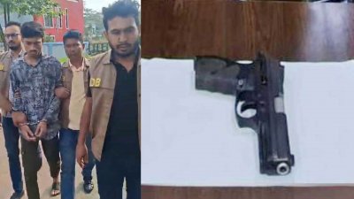 অস্ত্রটি উদ্ধার ও ঘটনায় জড়িত মিনহাজ উদ্দিন রাহিমকে গ্রেফতার করা হয়