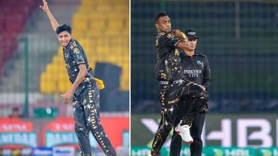 বাংলাদেশের দুই পেসার শরিফুল ইসলাম ও নাহিদ রানা