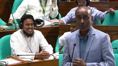সংসদে আখতার হোসেন ও মো. আসাদুজ্জামান