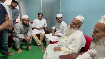 হেফাজত আমিরের সঙ্গে আসিফ মাহমুদের সাক্ষাৎ