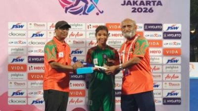 ম্যাচসেরা অর্পিতা পাল।