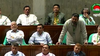 জাতীয় সংসদের অধিবেশনে কথা বলছেন গাজীপুর-২ আসনের সংসদ সদস্য এম মঞ্জুরুল করিম রনি। ছবি: সংগৃহীত