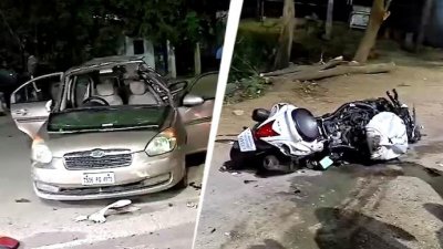 দুর্ঘটনার এলাকায় নিয়মিত অবৈধ বাইক রেস আয়োজনের অভিযোগ রয়েছে। ছবি: ইন্ডিয়া টুডে