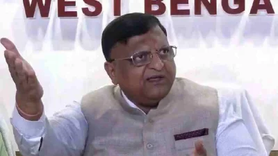 বর্তমান মুখ্য নির্বাচনি কর্মকর্তা মনোজ আগরওয়াল। ছবি: টেলিগ্রাফ ইন্ডিয়া