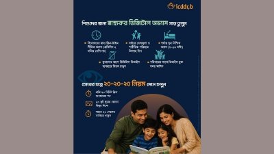 ছবি: আইসিডিডিআর,বি