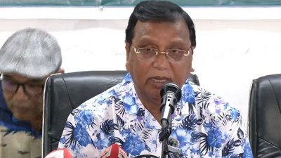 কথা বলছেন ডিএসসিসি প্রশাসক মো. আব্দুস সালাম