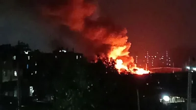 বস্তিতে আগুন (ছবি: ফায়ার সার্ভিসের সৌজন্যে)