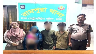 চুরির ঘটনায় তিনজনকে গ্রেফতার করেছে পুলিশ