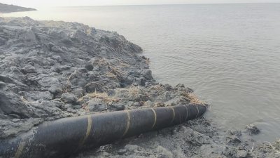 সাগরের ভাঙনে দেখা যাচ্ছে সাবমেরিন ক্যাবল