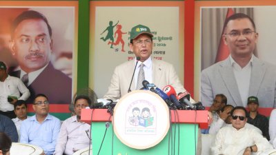 খেলার উদ্বোধনী অনুষ্ঠানে আ ন ম এহছানুল হক