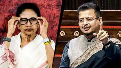 মমতা বন্দ্যোপাধ্যায় ও ঋতব্রত বন্দ্যোপাধ্যায়। ফাইল ছবি: ইন্ডিয়া টুডে