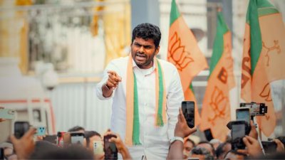 তামিলনাড়ু বিজেপির সাবেক সভাপতি কে আন্নামালাই। ছবি: ইন্ডিয়া টুডে