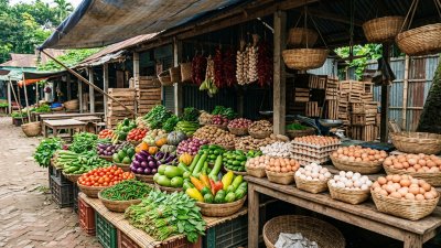 নিত্যপণ্যের বাজার, ছবি: এআই